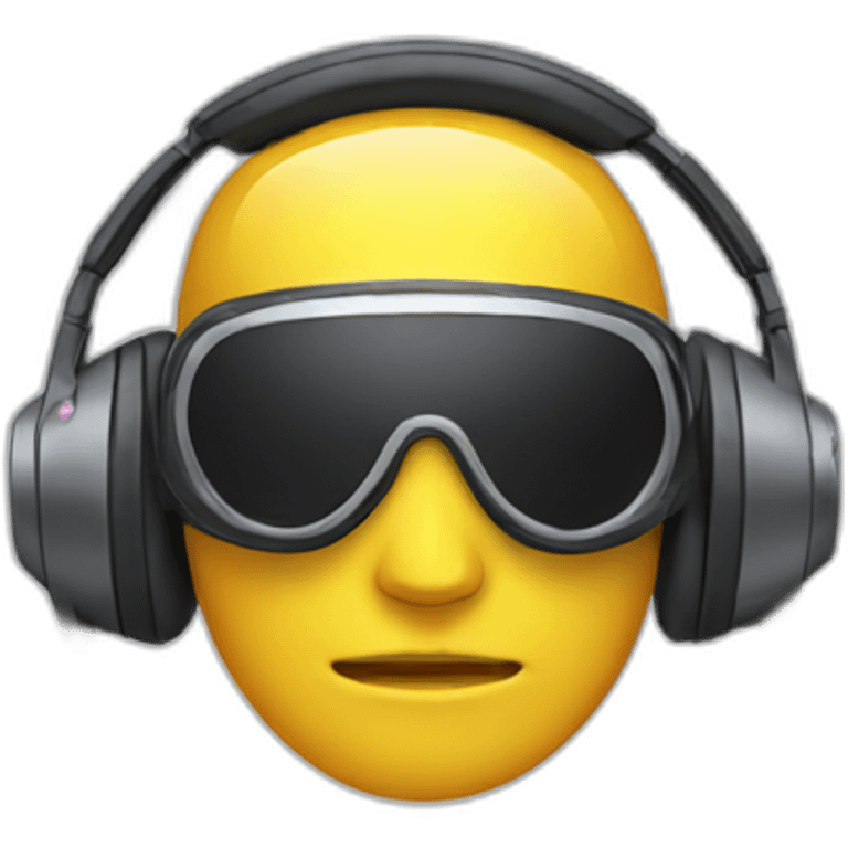 futuristic headphone emoji