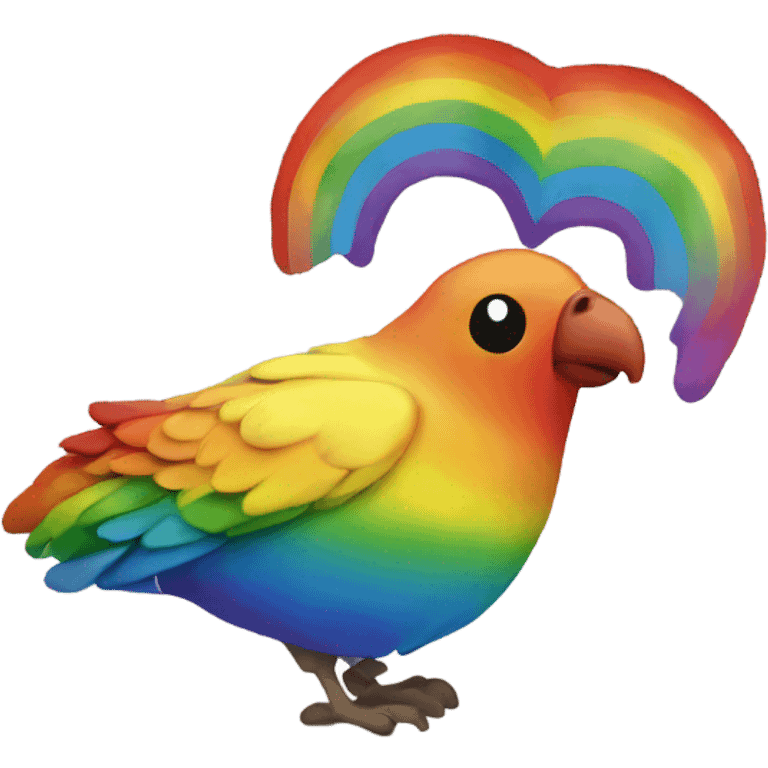 Sjark in Rainbow vist emoji