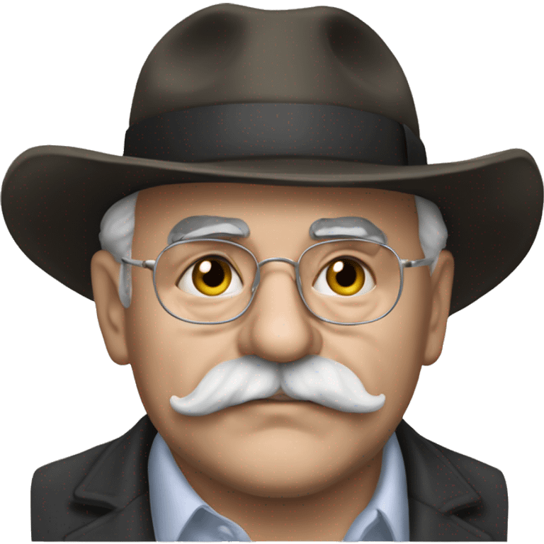 Murray Bookchin white mustache fat emoji