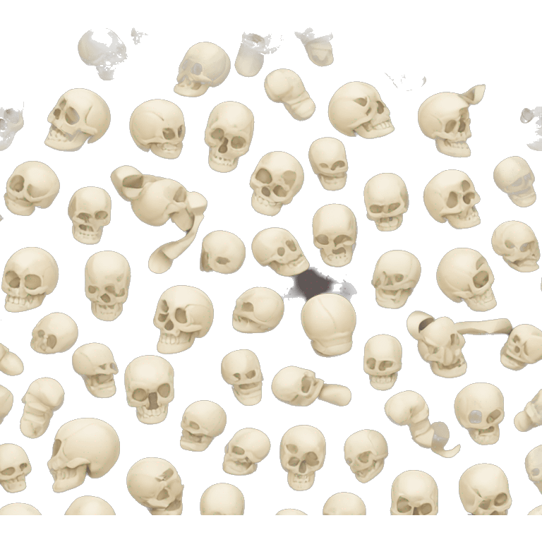 human biology anatomy muscles skull emoji