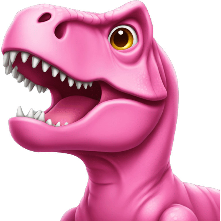 pink t rex emoji