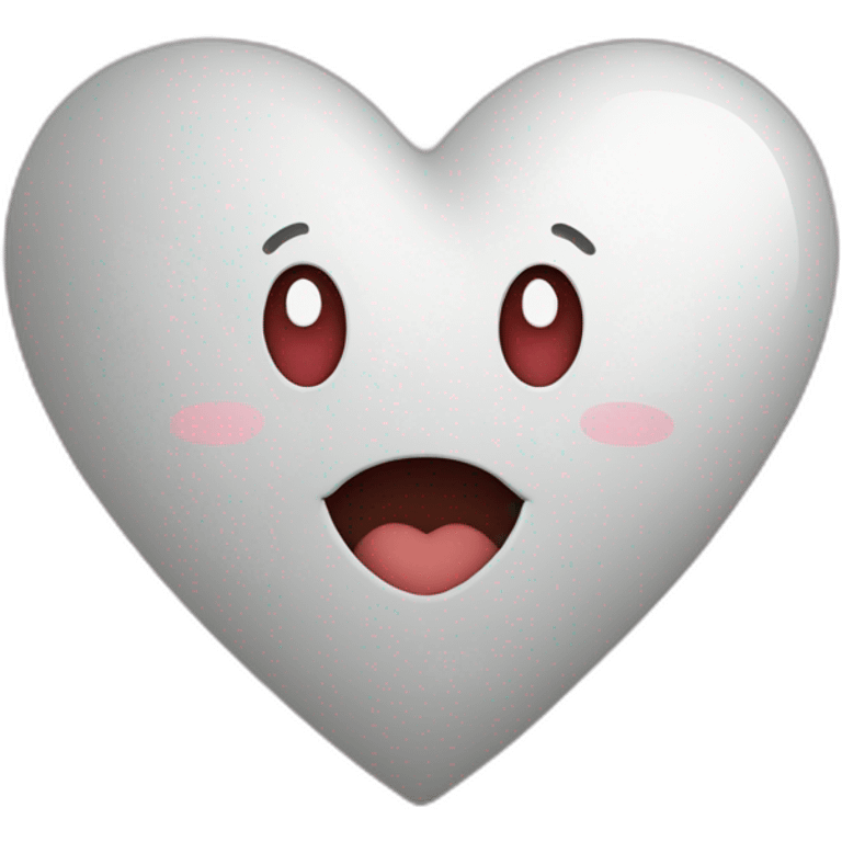 heart with the letter “a” inside emoji