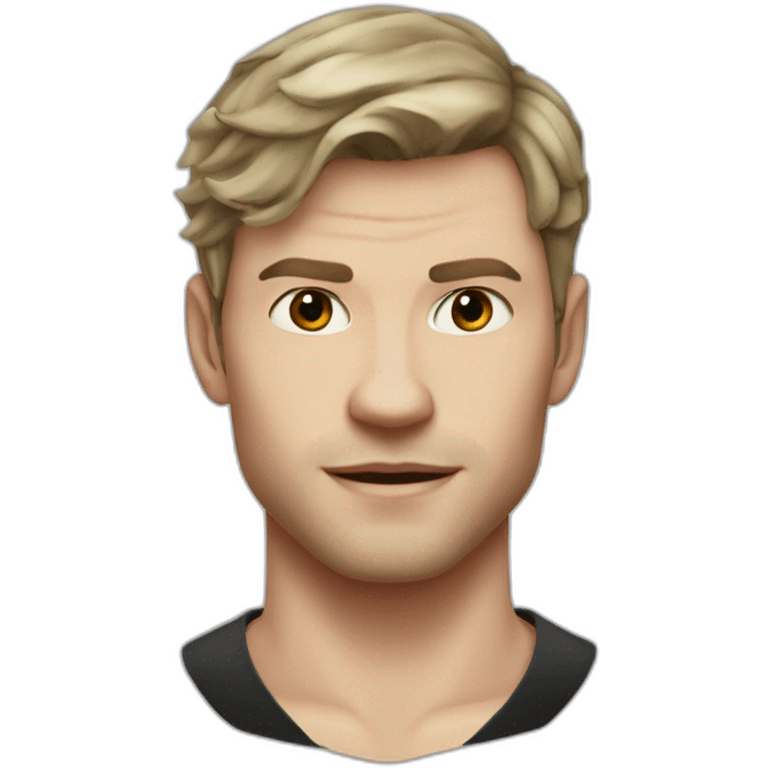 Klaus mikaelson short haircut realistic detailed emoji