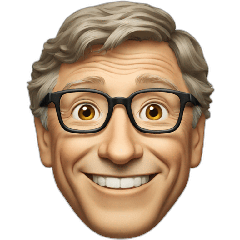 Bill Gates smiling emoji