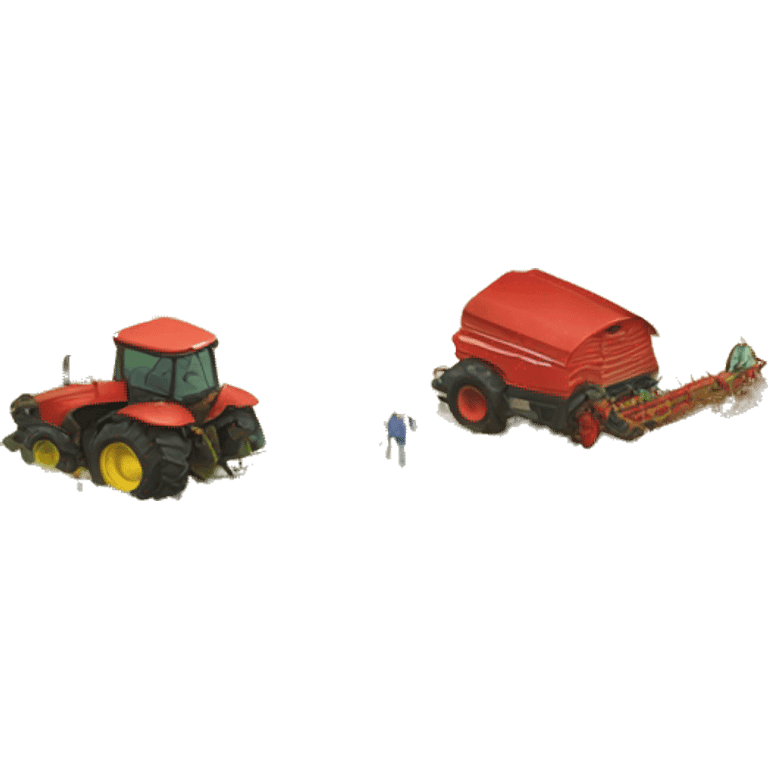 Farming with field emoji