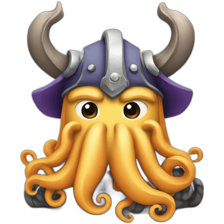 Viking octopus iOS emoji emoji