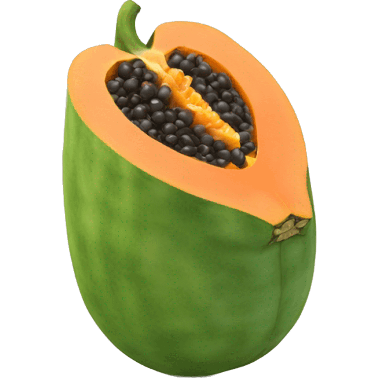 papaya fruit emoji