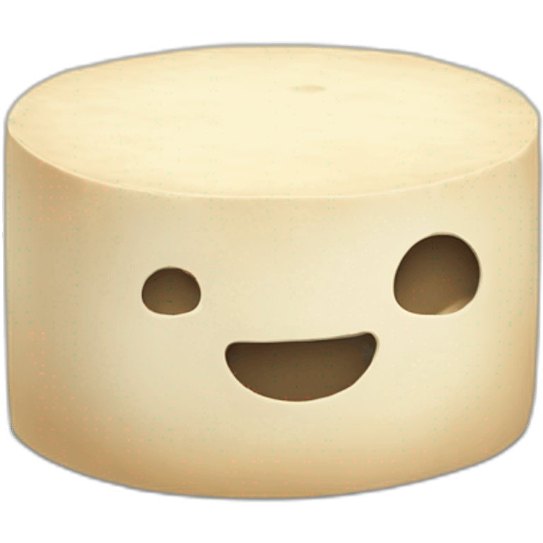 round tofu emoji