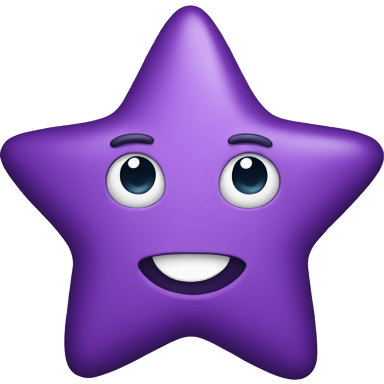 Purple star emoji