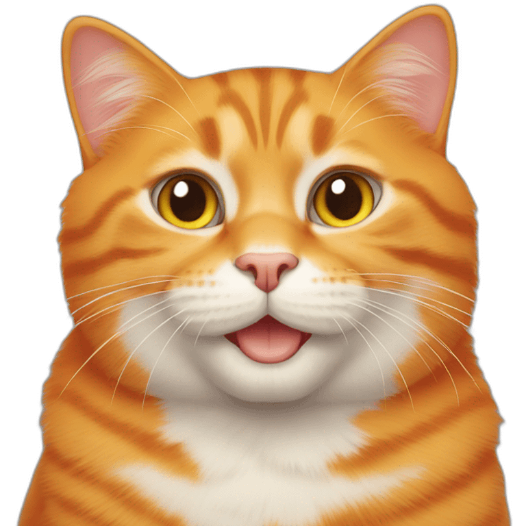 orange cat emoji