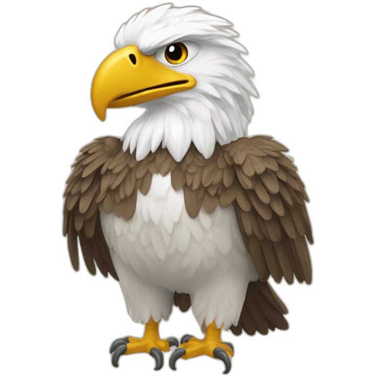 Aigle de la serbie emoji