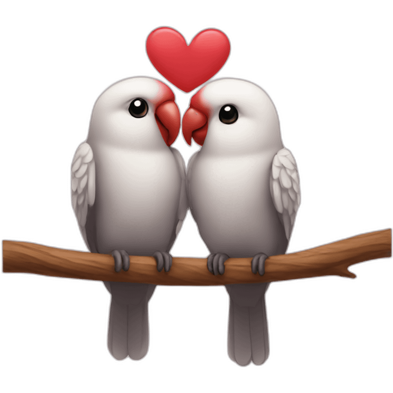 Lovebirds emoji