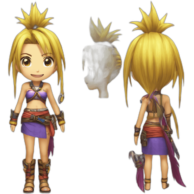 Rikku final fantasy x-2 emoji