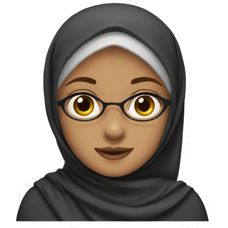 Girl wearing hijab  emoji