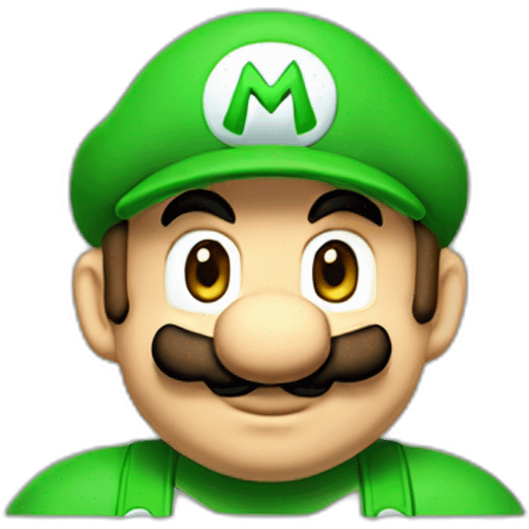 Mario On Luigi emoji