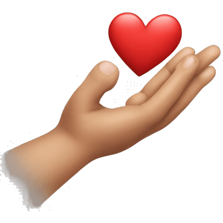 Un ratón haciendo un corazón con las manos  emoji