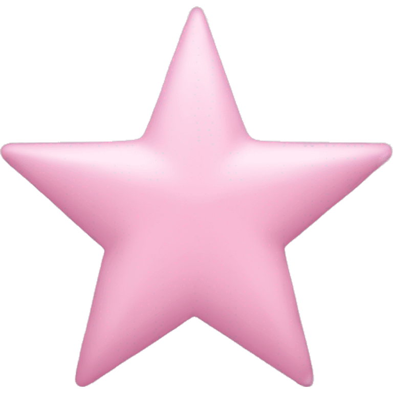 light pink star  emoji