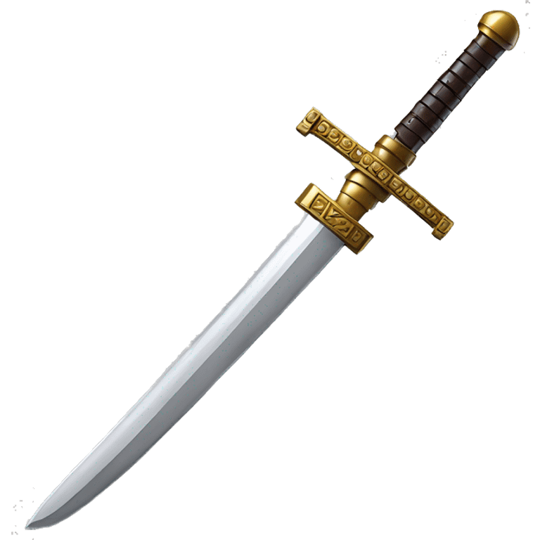 Sword with Lego style emoji