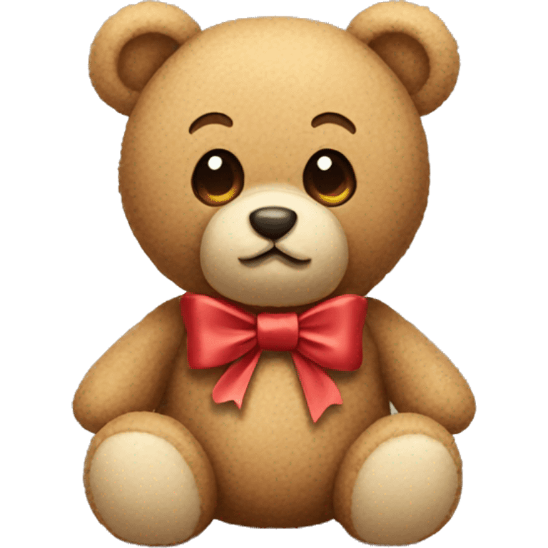 Teddy Bear with a bow  emoji