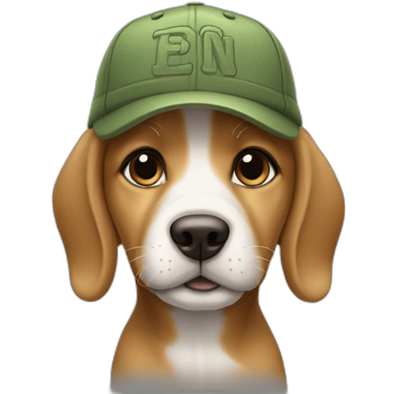 Puppies wearing cap emoji