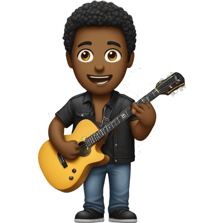 The guitar player emoji