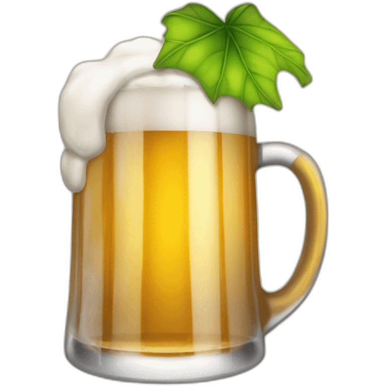 Dracolosse qui boit une bière emoji