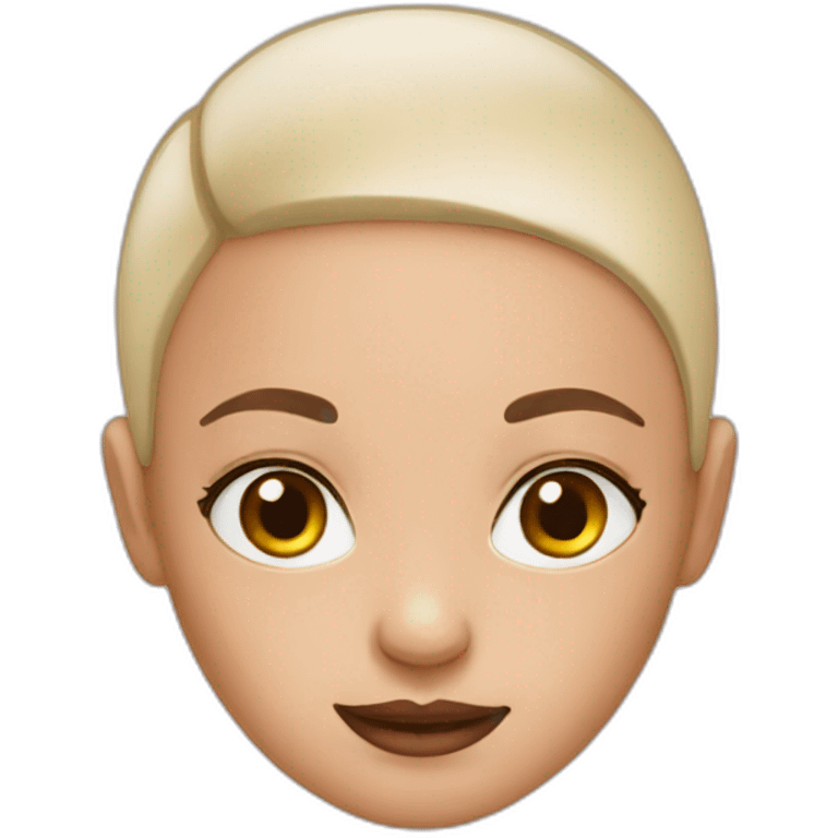 Bald girl emoji