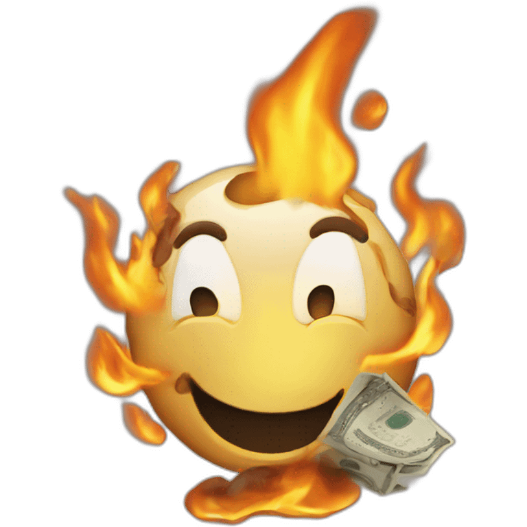 burning-money emoji