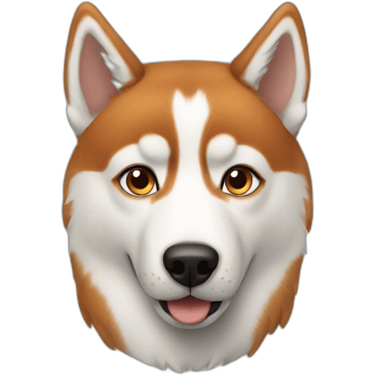 Husky ginger emoji