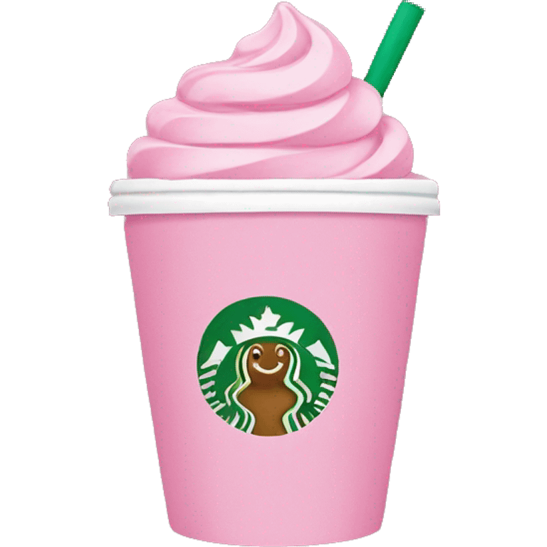 Pink Starbucks  emoji