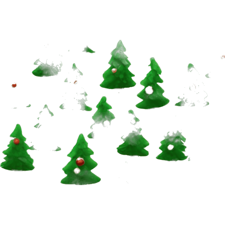 Christmas trees emoji