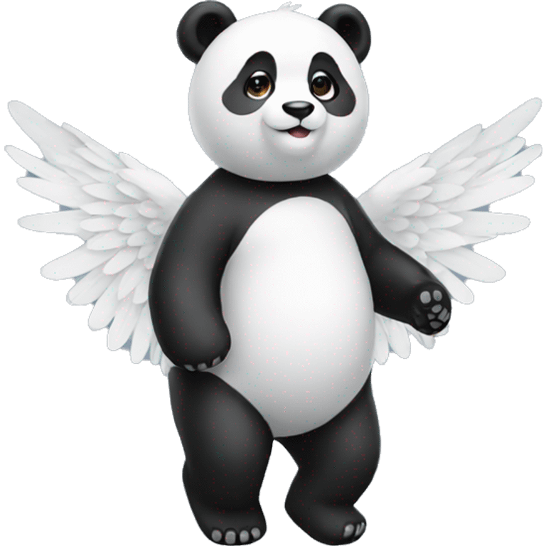 Panda angel emoji