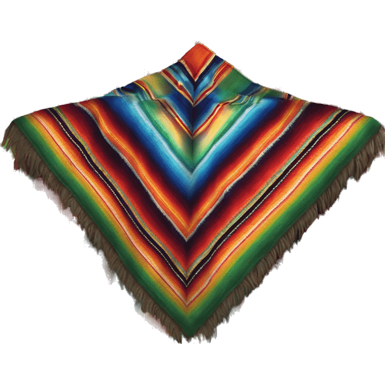 Realistic serape table cloth. emoji