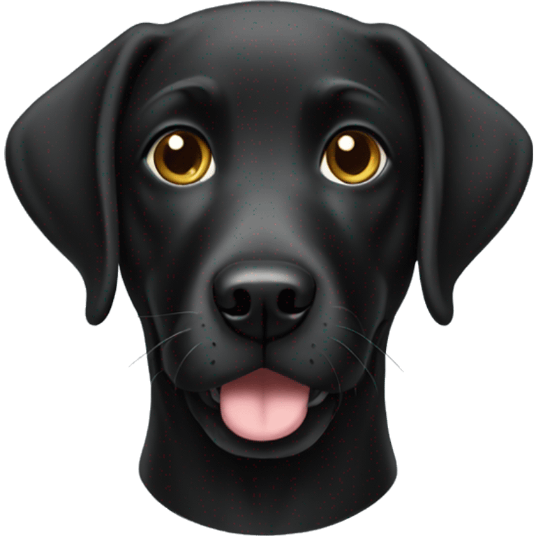 Black Labrador retriever  emoji