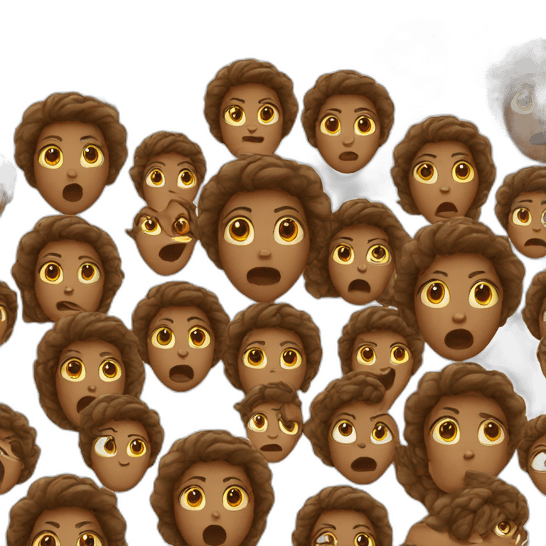 black girl shocked brown emoji