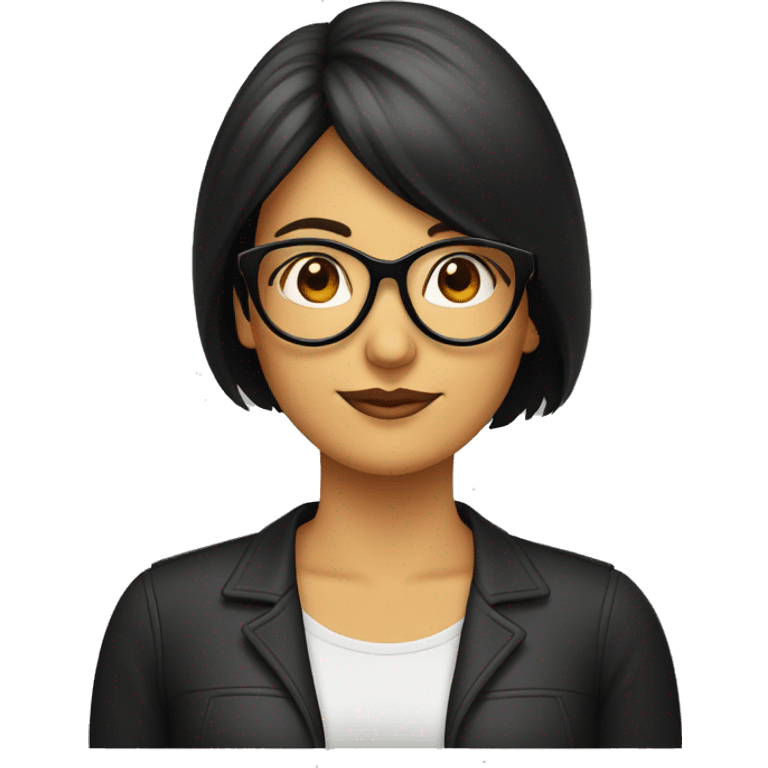 Mujer 52 años ,gordita,con gafas pelo largo negro i flequillo pelo negro, con dos cobayas gorditas al lado emoji