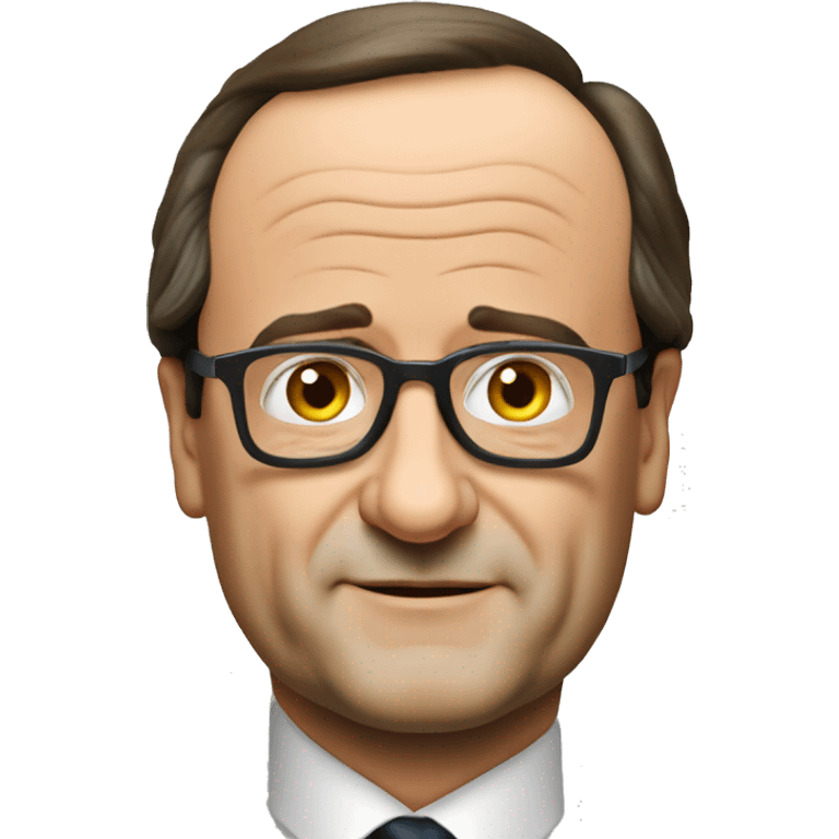 François Hollande qui fume emoji