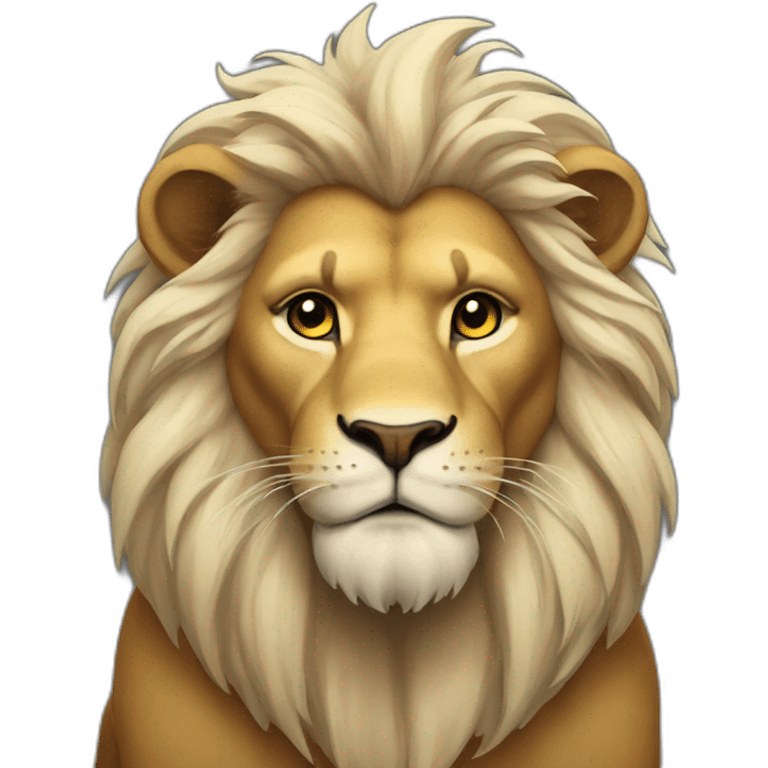 A super lion  emoji