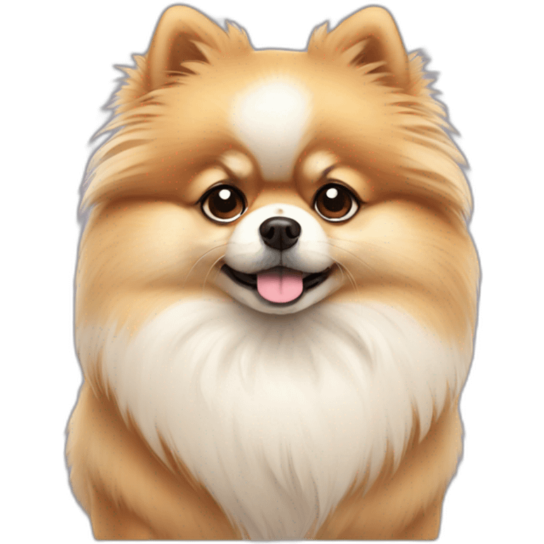 pomeranian white sad emoji