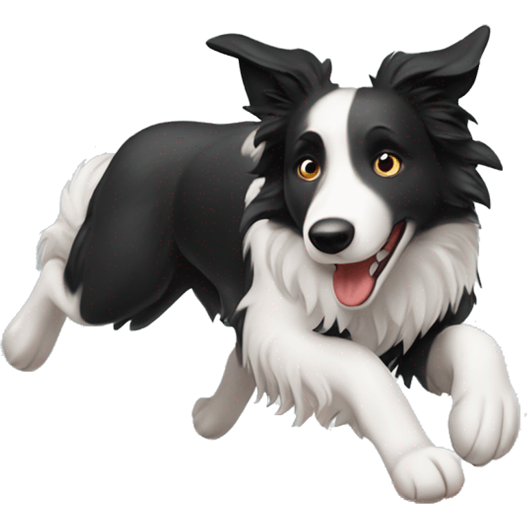 Border Collie agility emoji