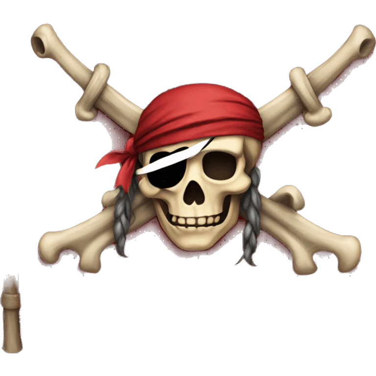 Red pirate flag emoji