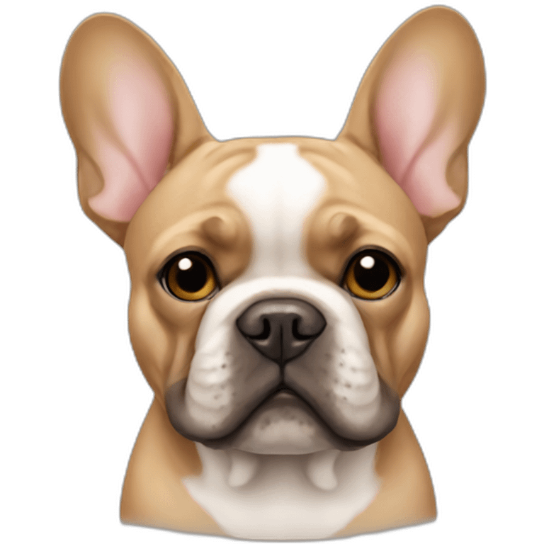 Light Brown French bulldog emoji