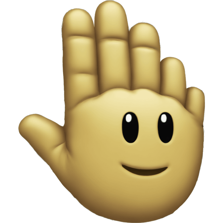 Money glove emoji