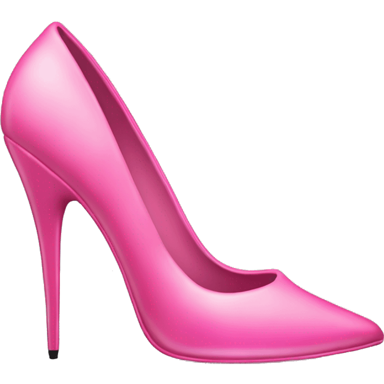 Pink stiletto heel  emoji