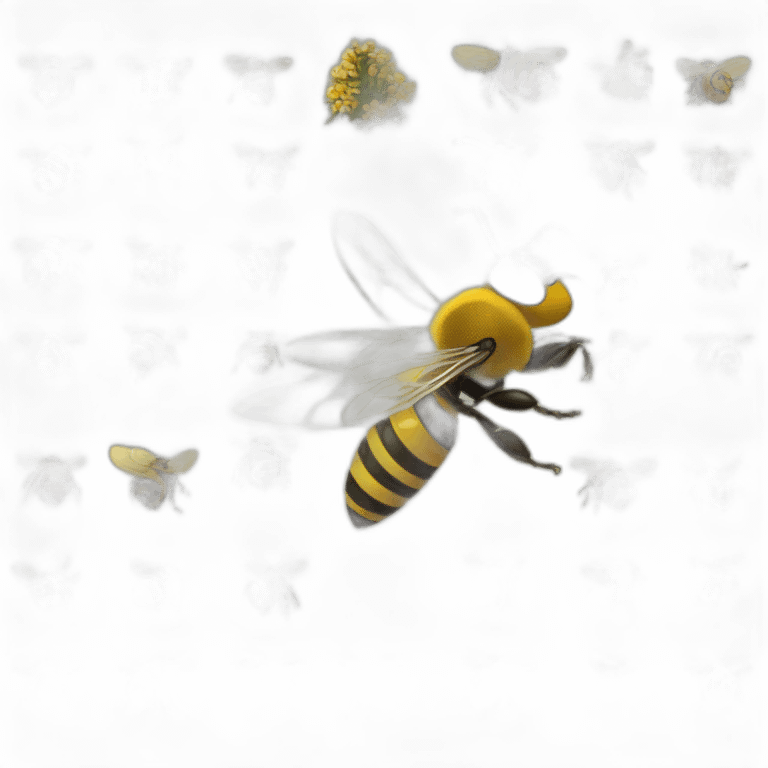 Abeja feliz emoji