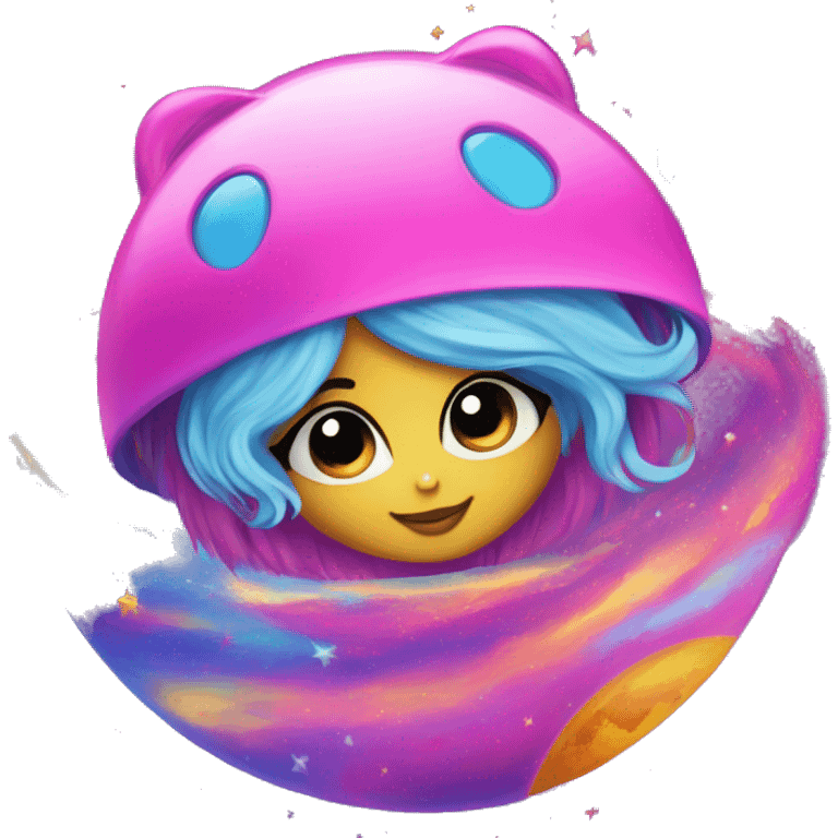 lisa frank planet emoji