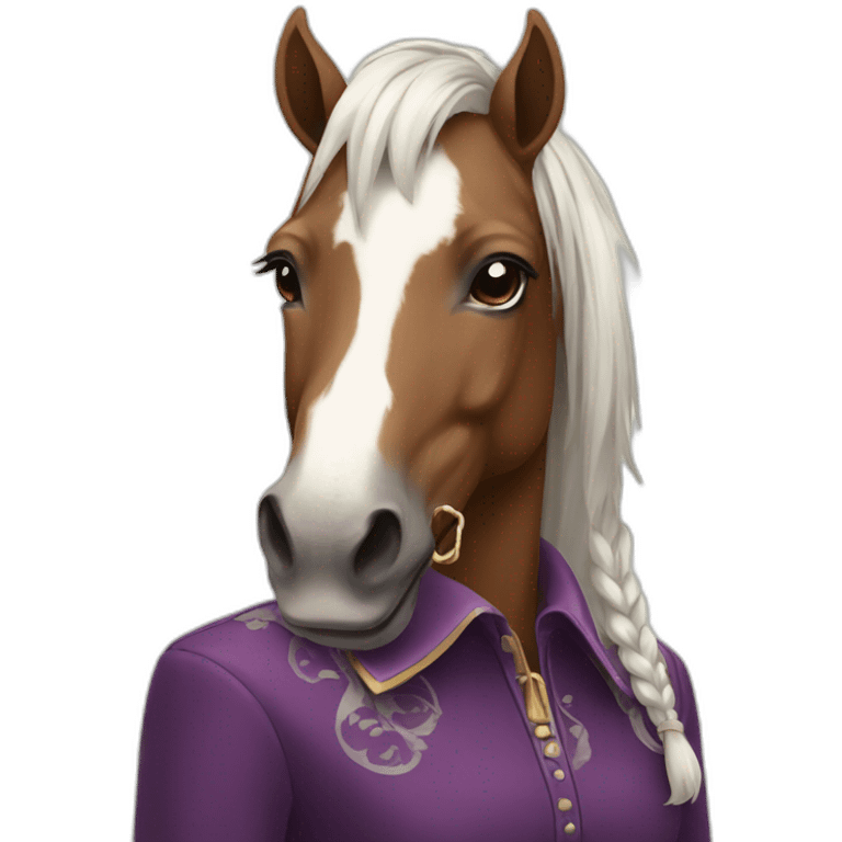 fashionable spirit horse emoji