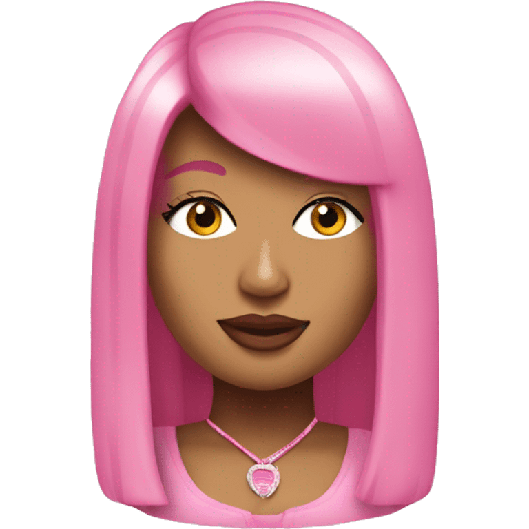 Nicki Minaj in pink  emoji