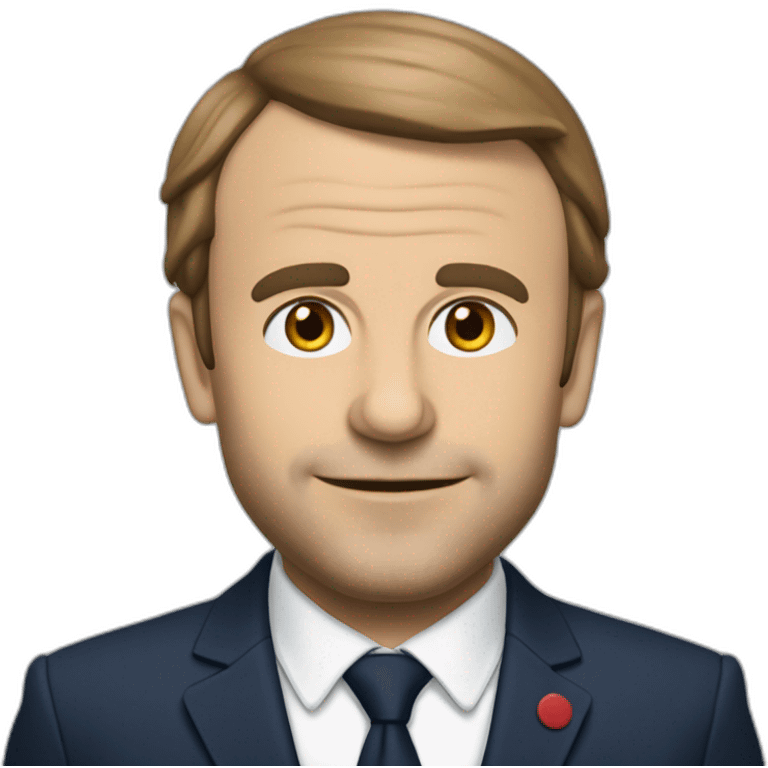 Macron qui fais un boit d’oneur emoji