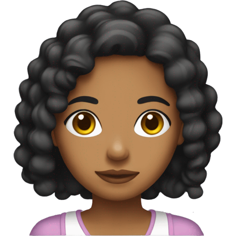 A Dominican girl emoji